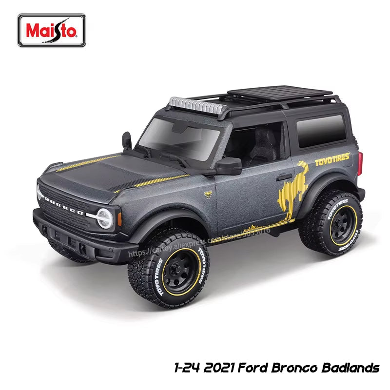 1:27 Ford Ranger Orange Super Duty Car Model Die-Casting Static Precision Model Collection Gift Toy Tide Play